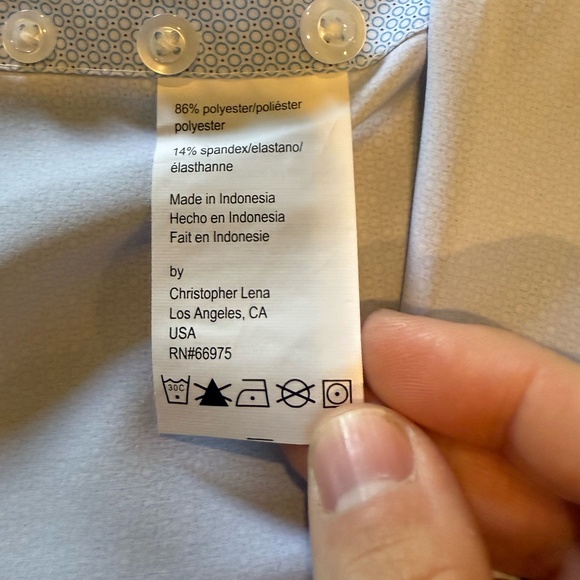 NWT Proper Sport Slim Fit Patterned Dress Shirt - Small - Picture 7 of 7